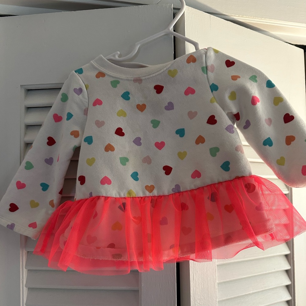 Cat & Jack Multicolor Heart Baby Outfit - Picture 4 of 5